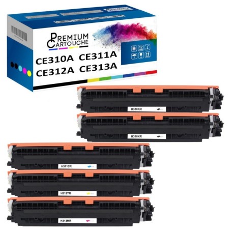 PK5-CE310A 126A (x2) + CE311A 126A + CE3