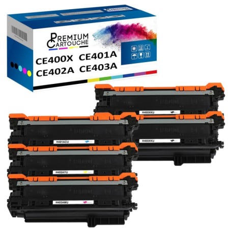 PK5-CE400X CE250X (x2) + CE401A CE251A +